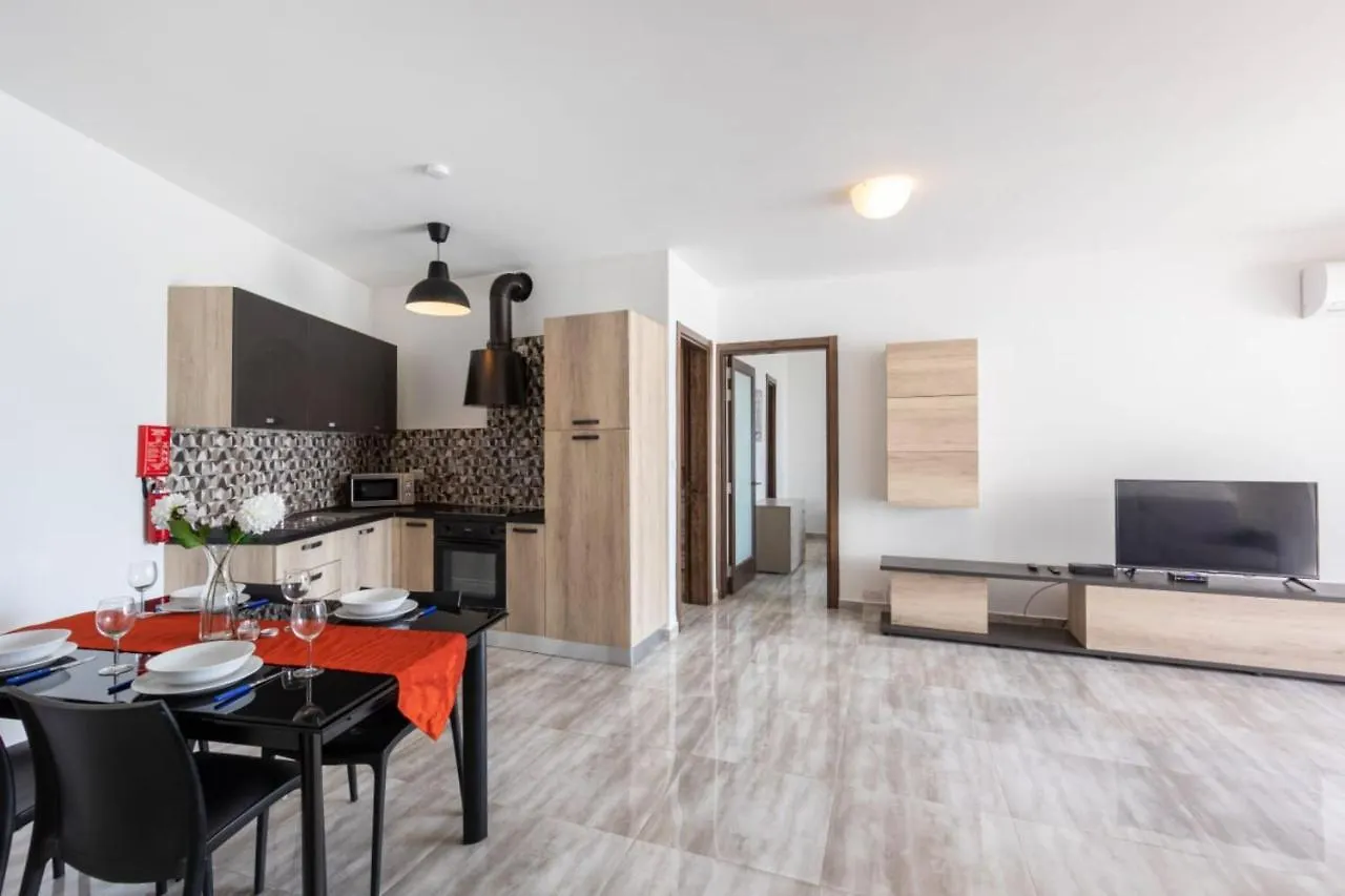 Kalkara - Modern 2 Bedrooms Apt Nb 3 - Happy Rentals Apartment